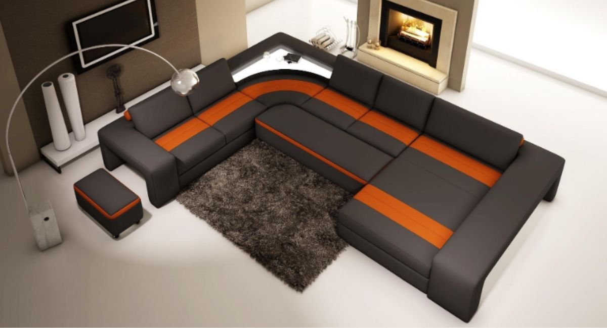 extended l shaped sofa