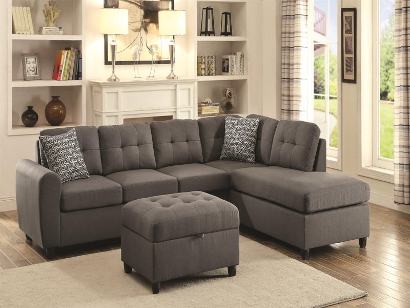 Bumper Chaise Sectional Sofa