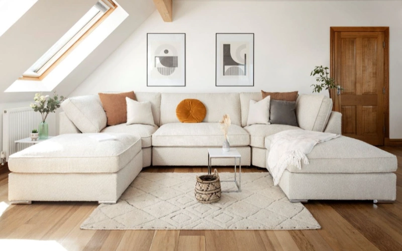 Custom U-Shaped Sofa Dubai